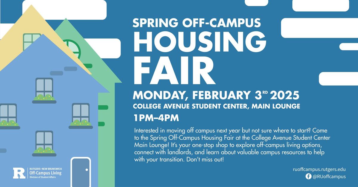 Spring Off-Campus Housing Fair