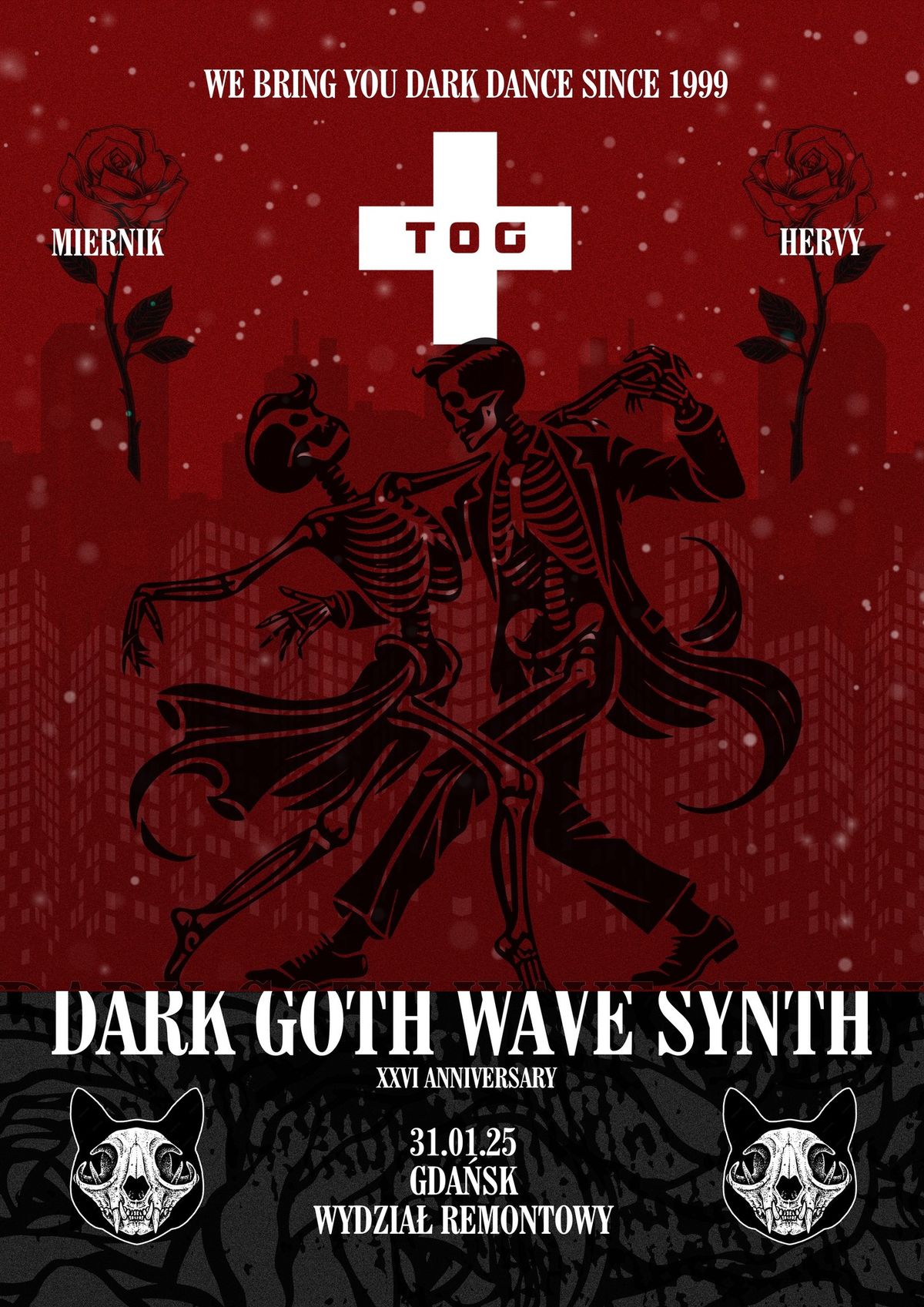 TOG - dark goth wave synth - 26. urodziny | 31.01 | WR 