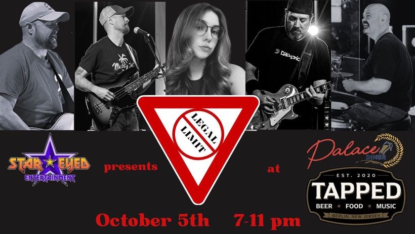 Stareyed Entertainment presents Legal Limit live at Palace Diner & Tapped Bar