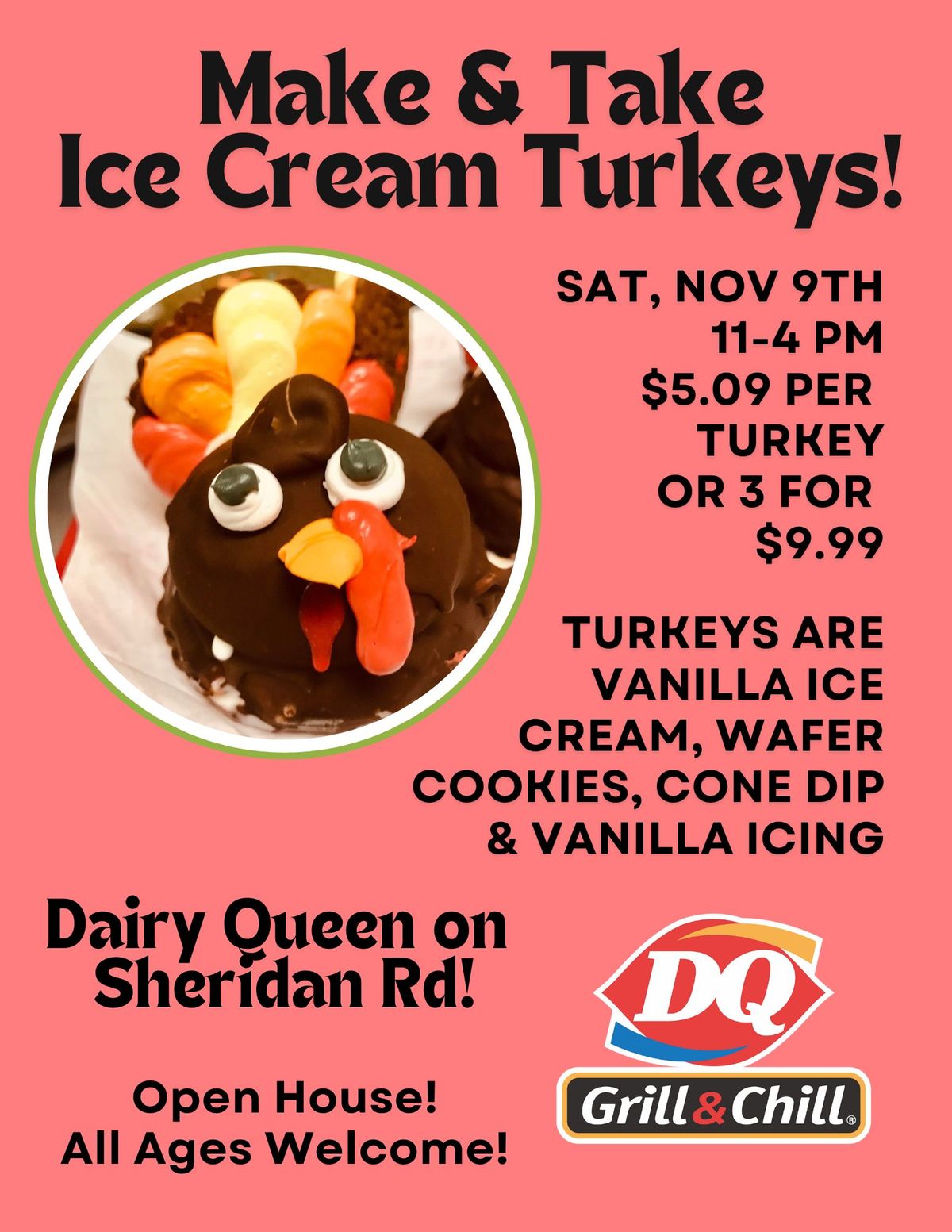 DIY Turkeys at DQ! 