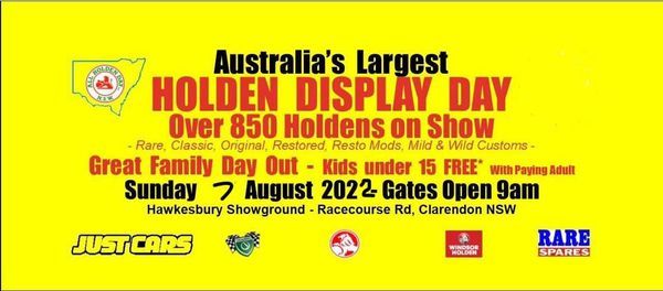 35th NSW All Holden Day 2022