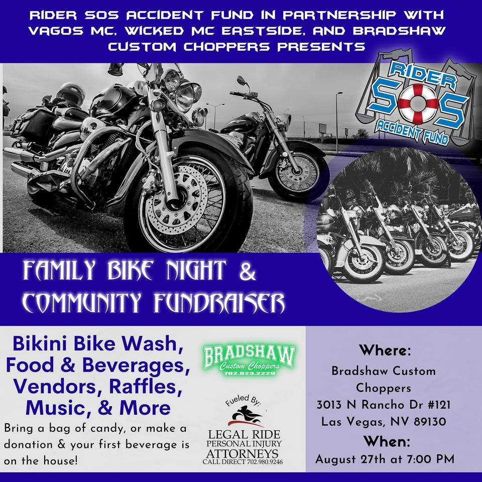 Rider SOS Community Fundraiser Bike Night