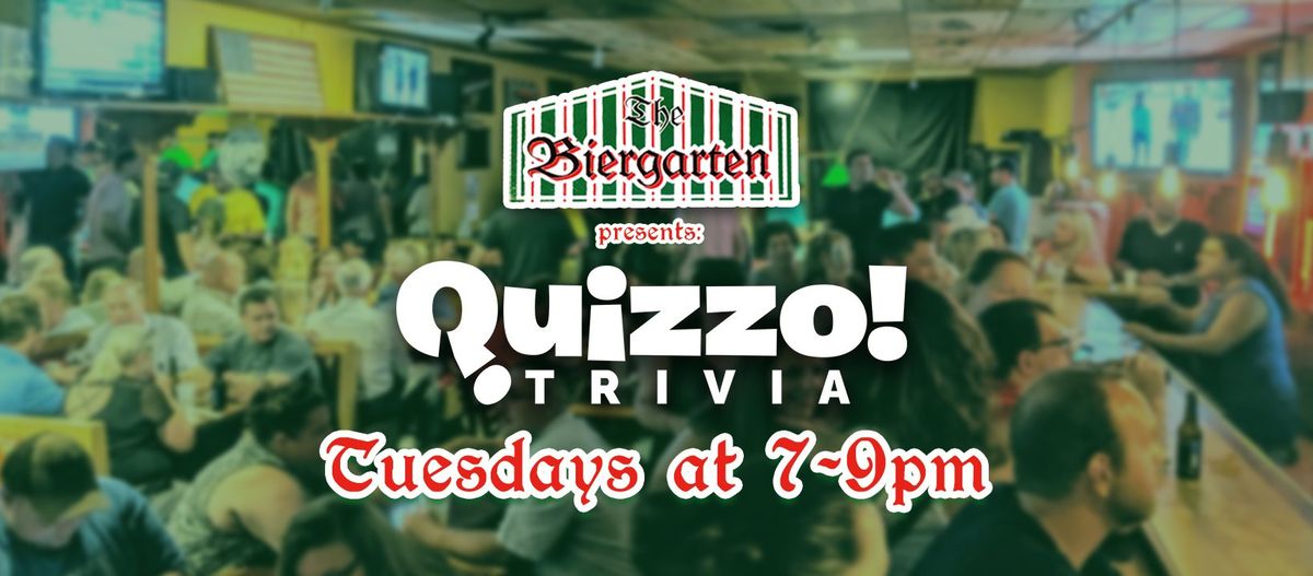 Tuesday Quizzo Trivia at The Biergarten in Dearborn