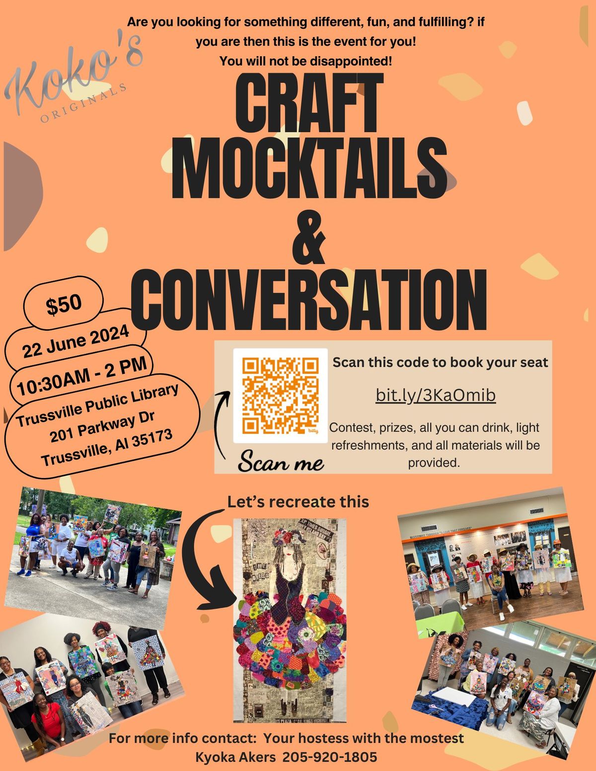 Craft, Mocktails & Conversation