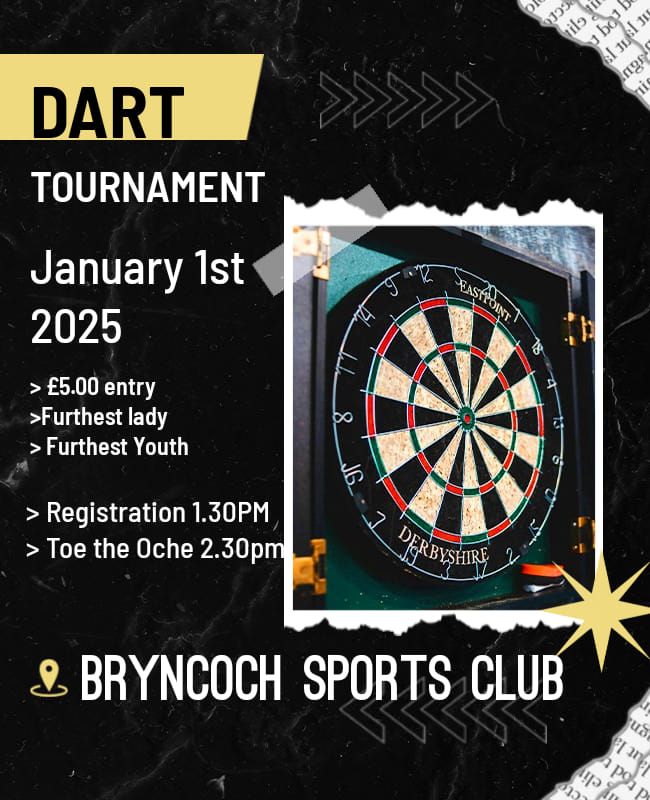 NEW YEARS DAY DARTS COMPETITION 