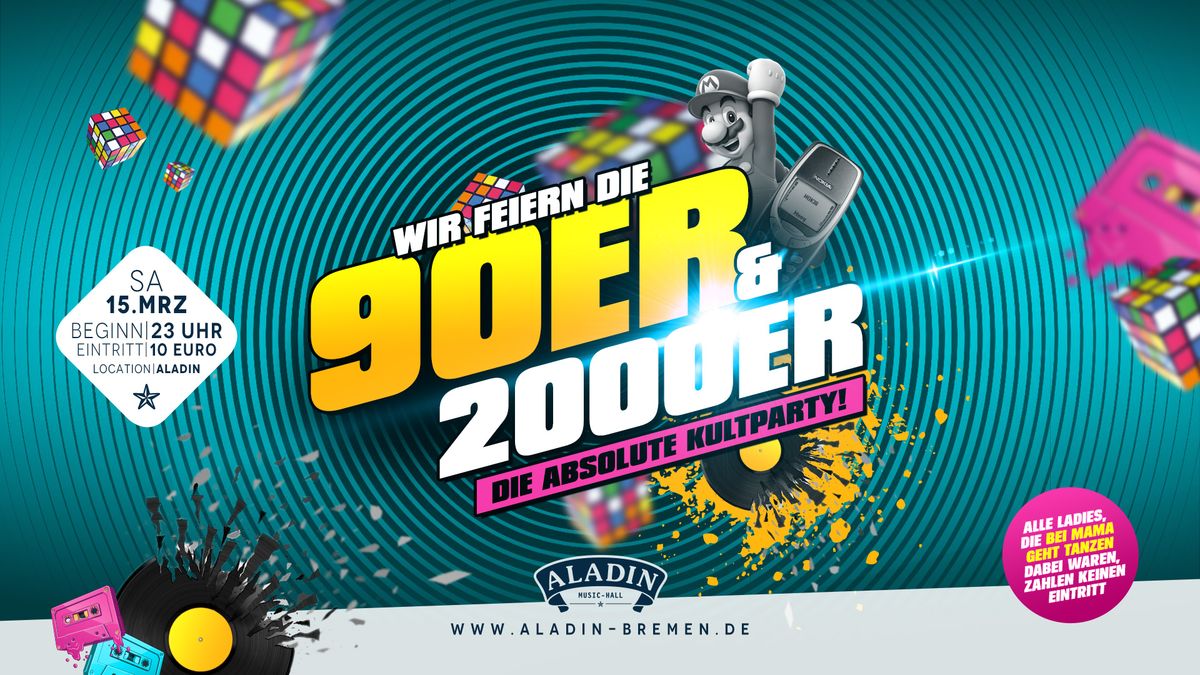 Wir FEIERN die 90ER & 2000ER!