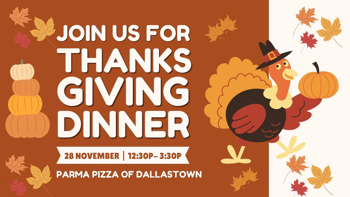 FREE Thanksgiving Dinner- Courtesy of Parma Pizza of Dallastown