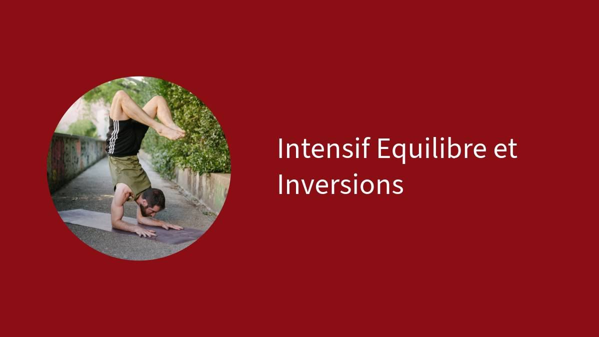 Week-end intensif Equilibres et Inversions