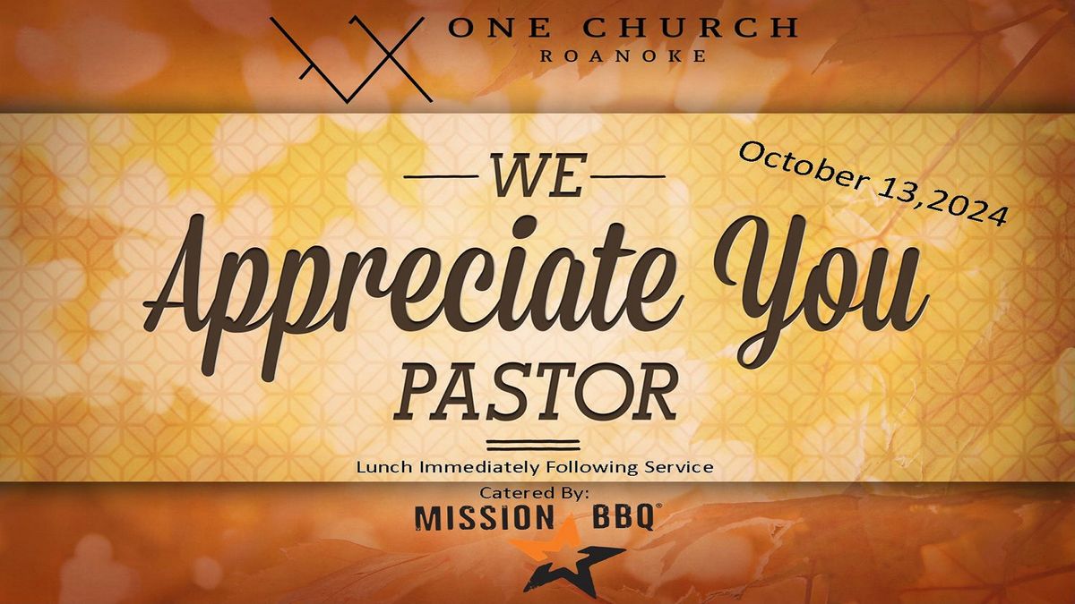 Pastor Appreciation Day