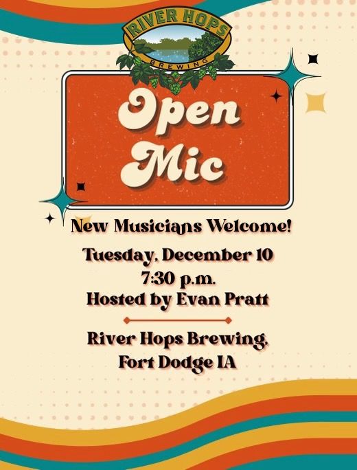 Tuesday Night Open Mic at River Hops