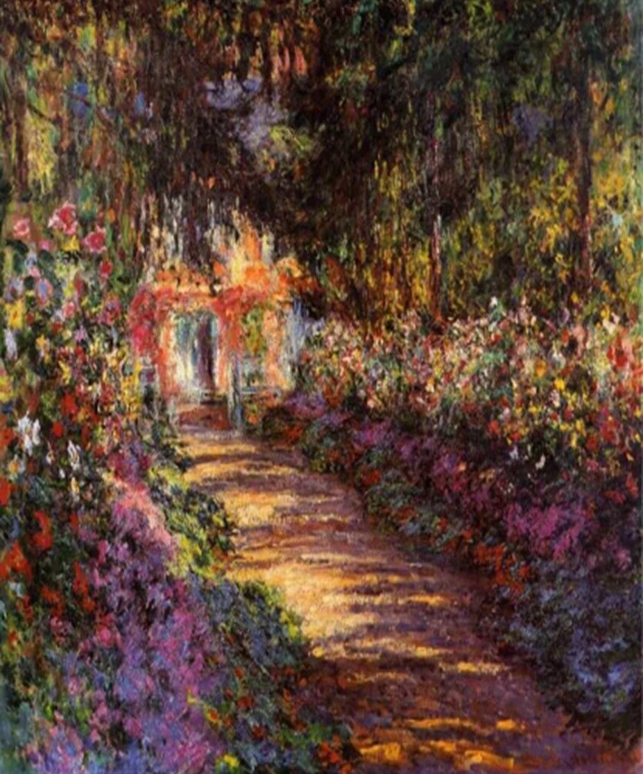 Saturday 12th October 1pm - Monet's "Garden Path at Giverny"