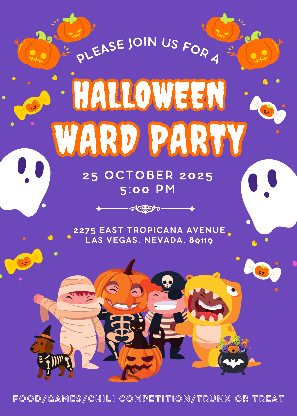 Tropicana Ward Halloween Party
