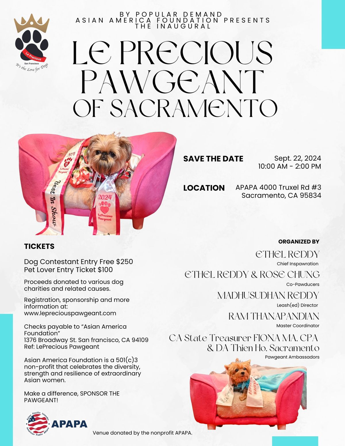 Le Precious Pawgeant of Sacramento