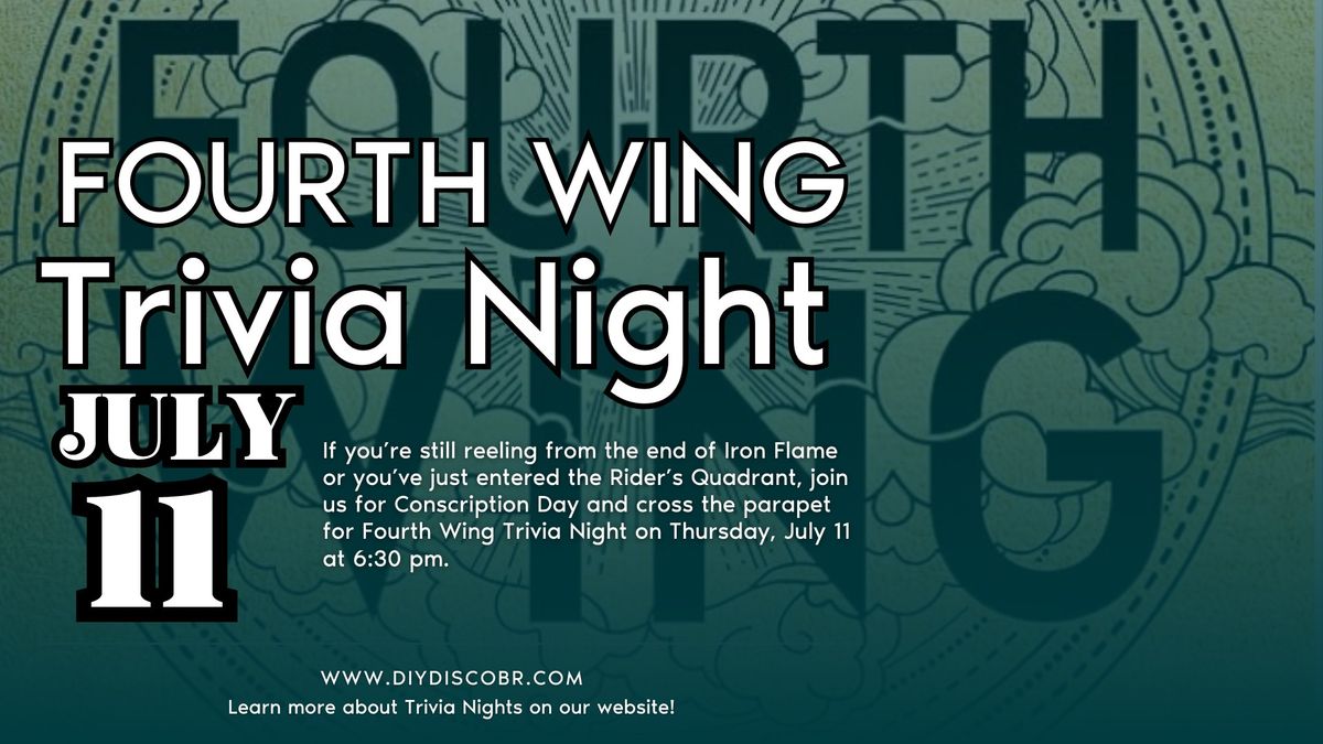 Fourth Wing Trivia 