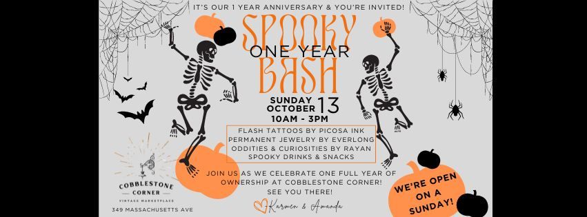 Spooky 1 Year Anniversary Bash!