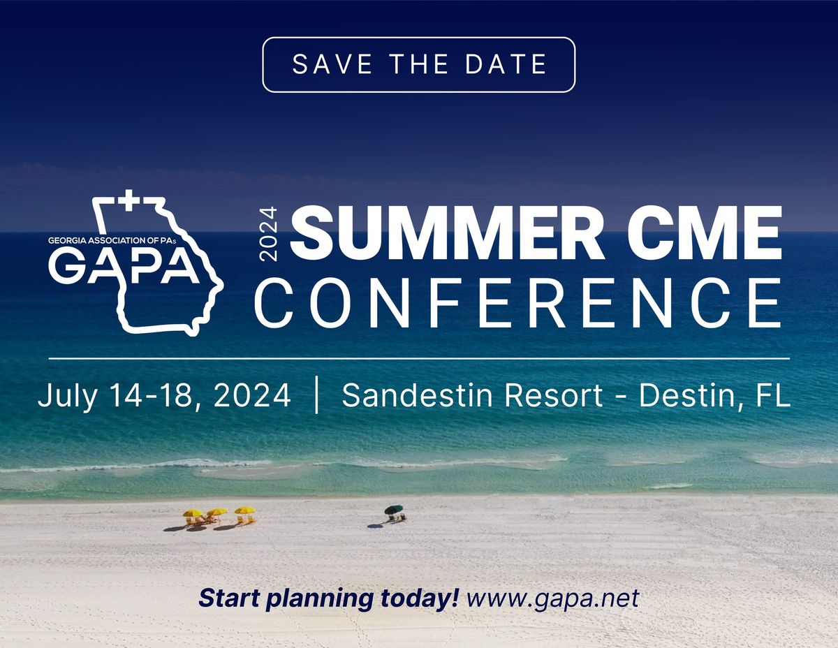 2024 GAPA CME Conference