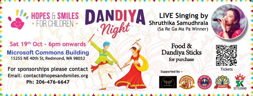 Hopes & Smiles - Dandiya Night With Live Singing by Shruthika