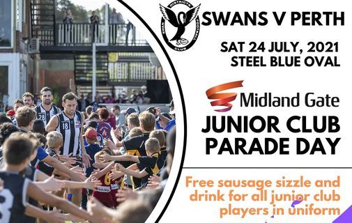 Swan Districts Junior Club Parade Day
