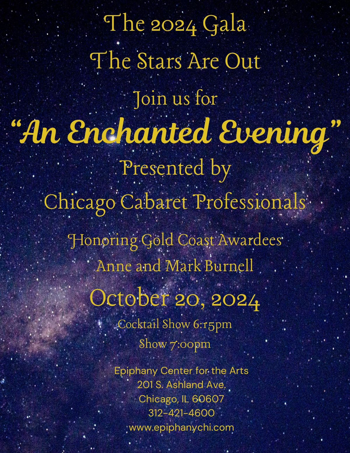 Chicago Cabaret Gala presents "An Enchanted Evening"