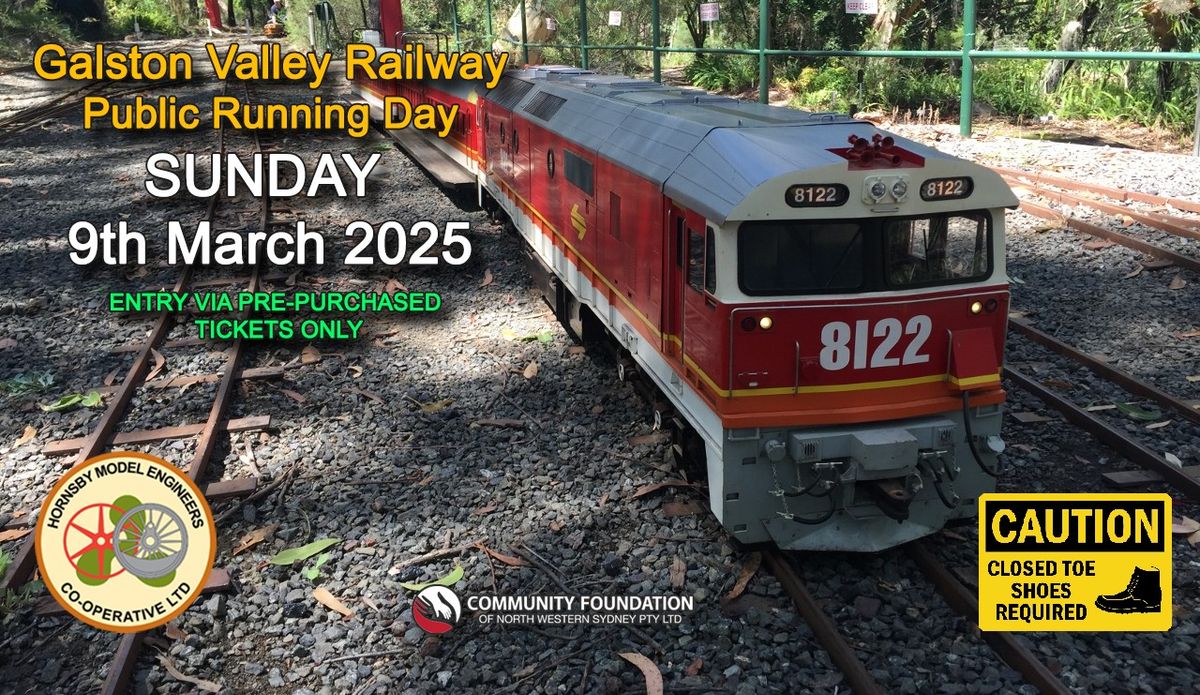 Galston Valley Railway - March Public Day