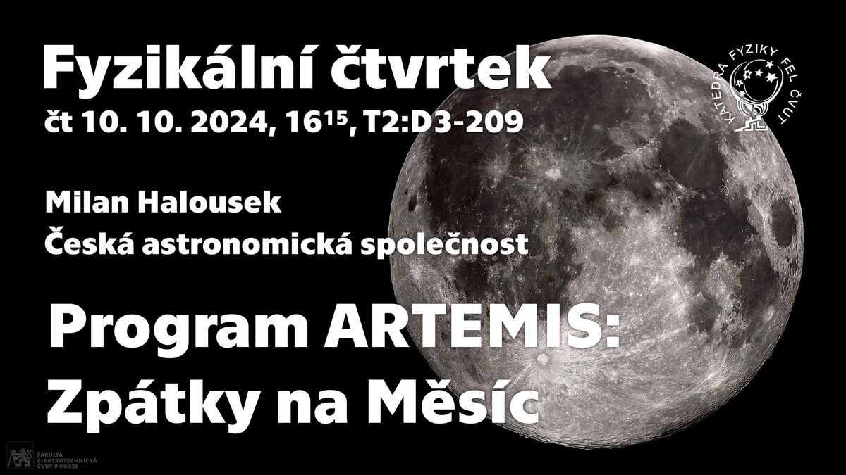 M. Halousek: Program ARTEMIS: Zp\u00e1tky na M\u011bs\u00edc [Fyz. \u010dtvrtek]