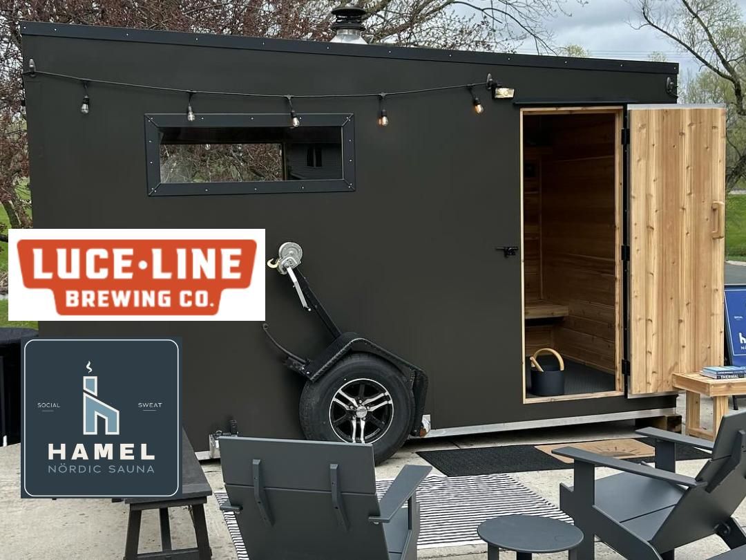 Hamel Nordic Sauna at Luce Line Brewing