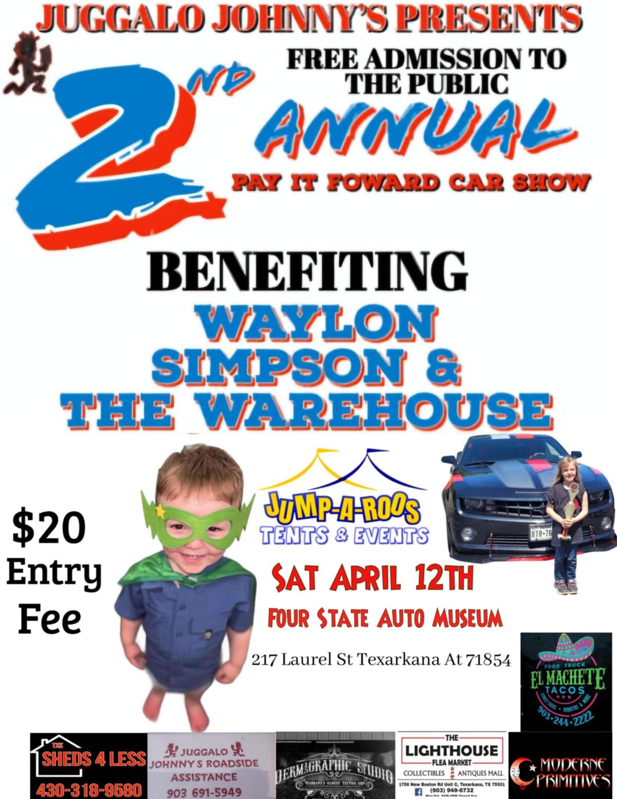 the 2nd annual pay it forward car show