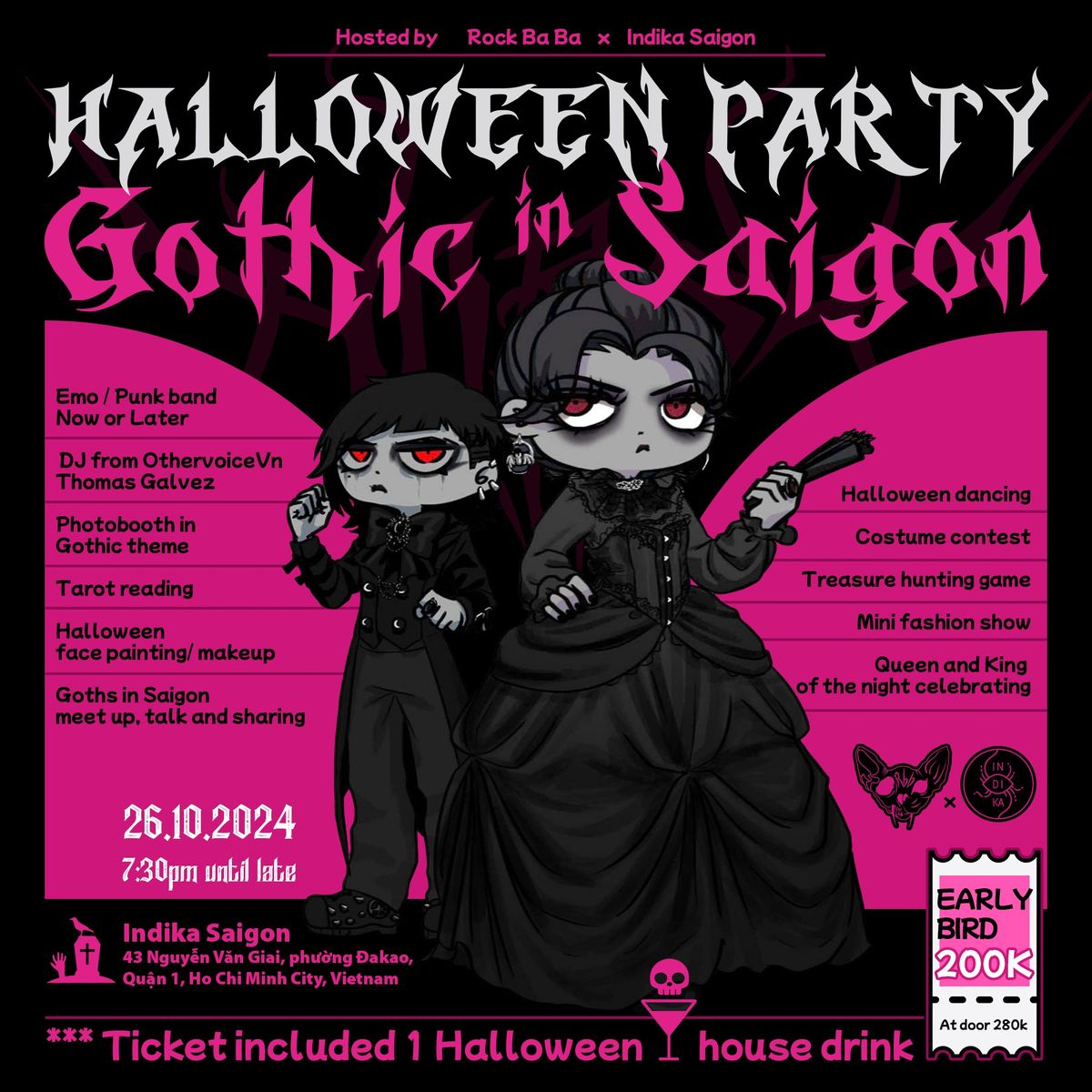 Halloween Party - Gothic in Saigon