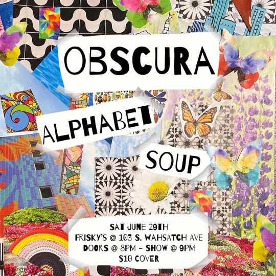 Obscura Pride: Alphabet Soup! An ABC party \ud83e\udea9