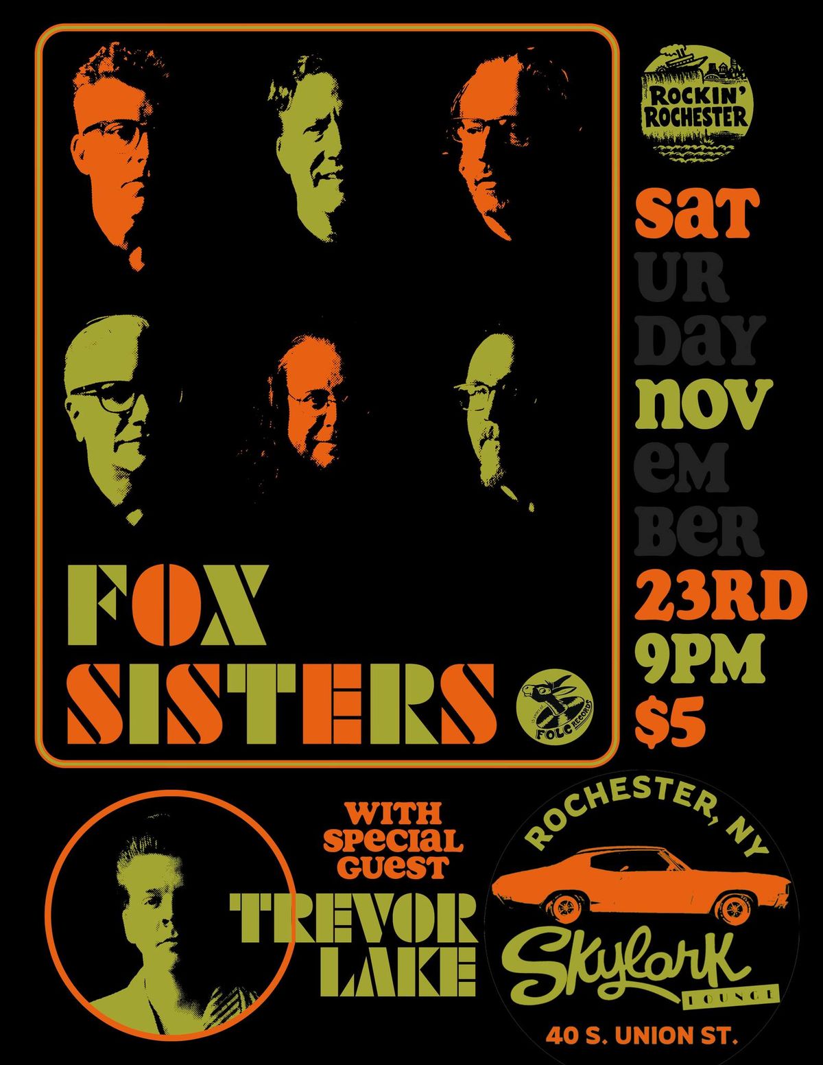 Fox Sisters & Trevor Lake at Skylark