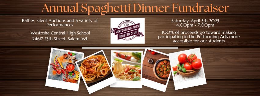 Annual Spaghetti Dinner Fundraiser