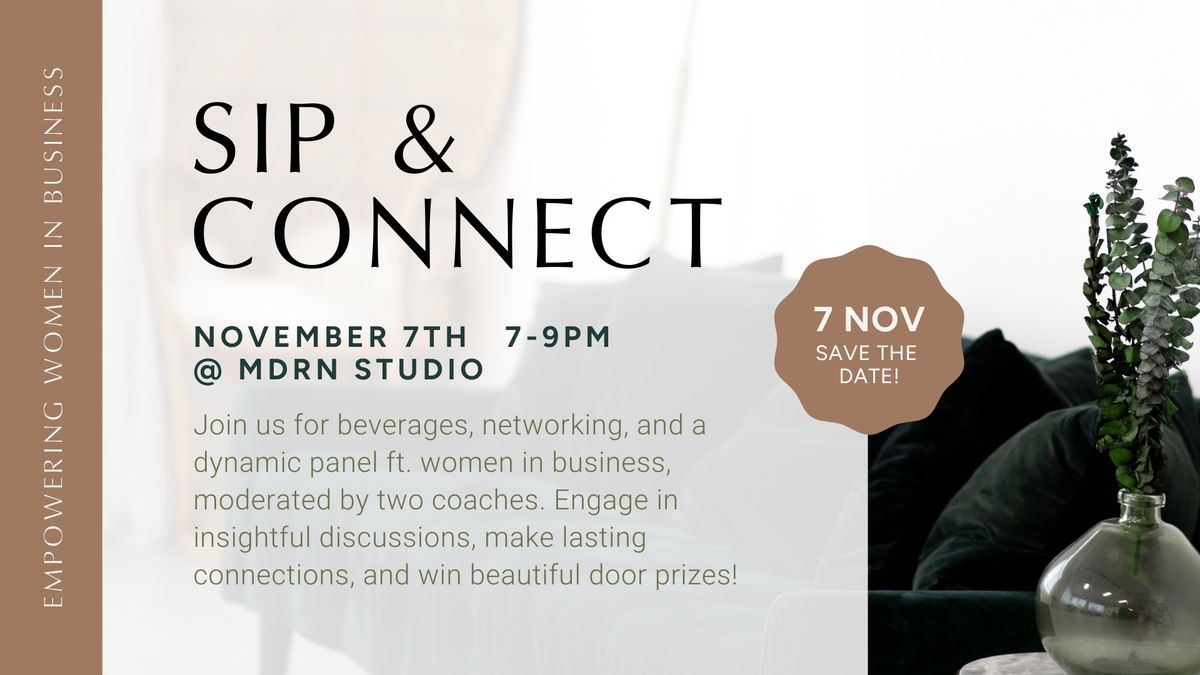 Sip and Connect: Empowering Women in Business