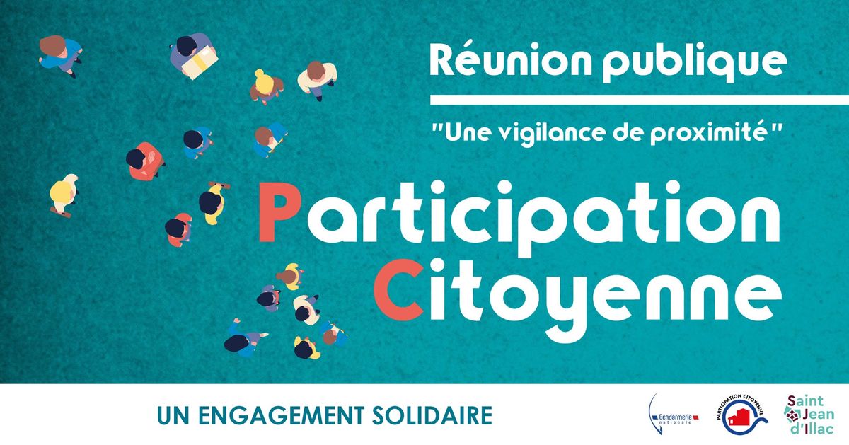 PARTICIPATION CITOYENNE - R\u00e9union Publique