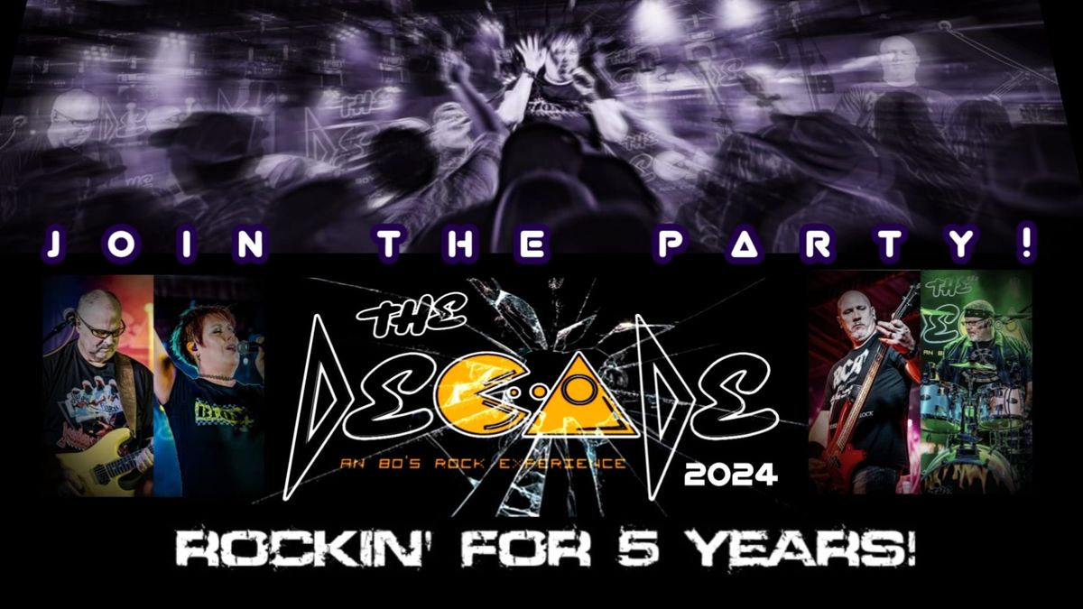 The Decade Returns to Paulie's This Fall!