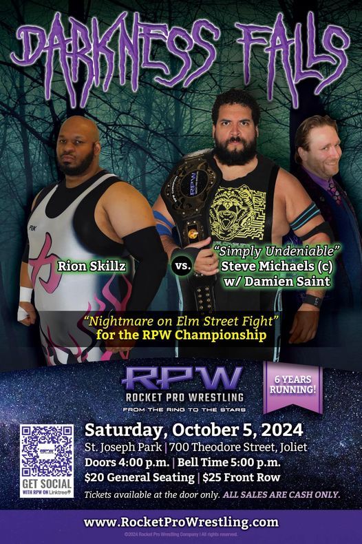 Rocket Pro Wrestling presents Darkness Falls