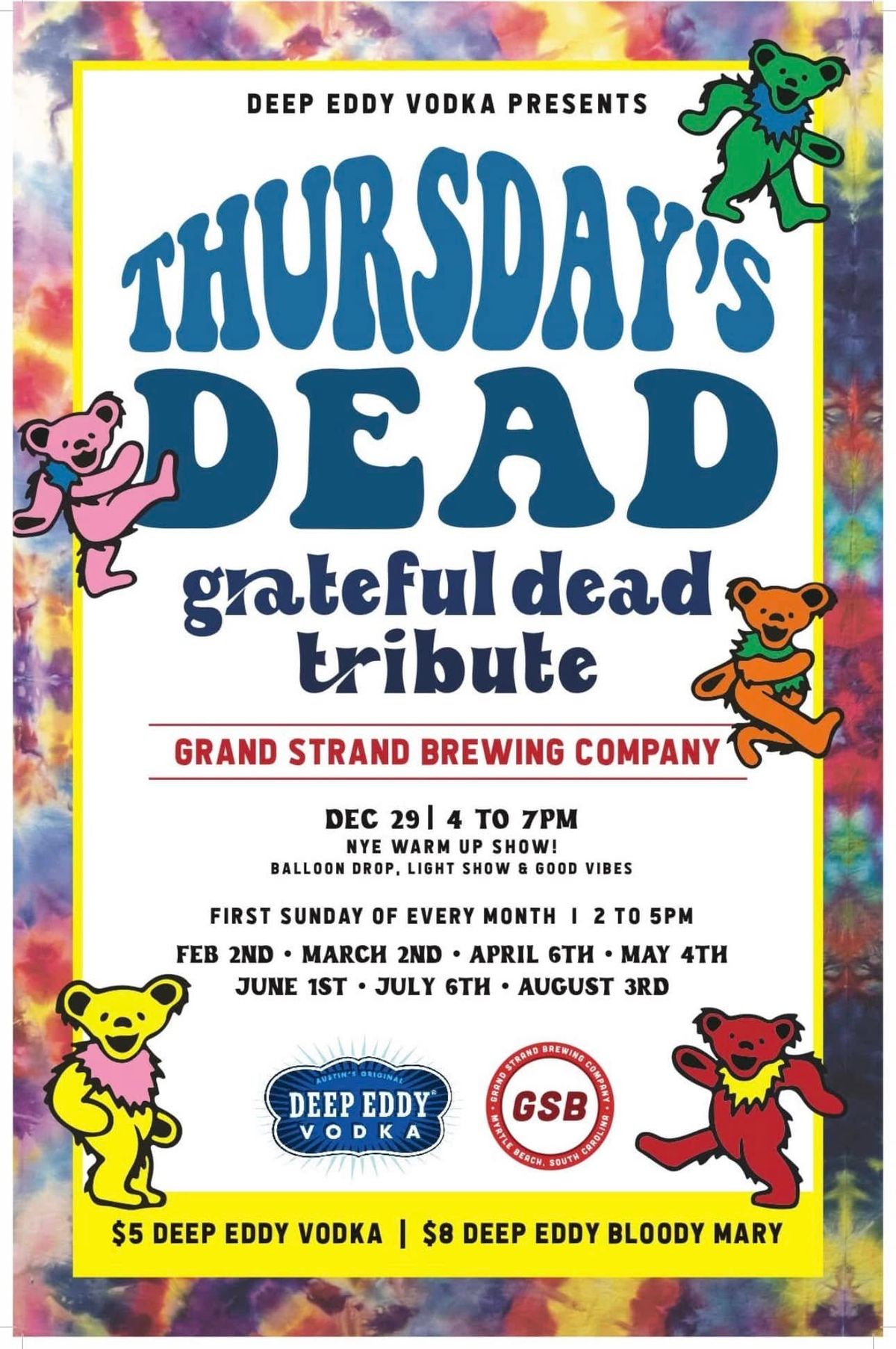 THURSDAY'S DEAD LIVE! (Grateful Dead Tribute)