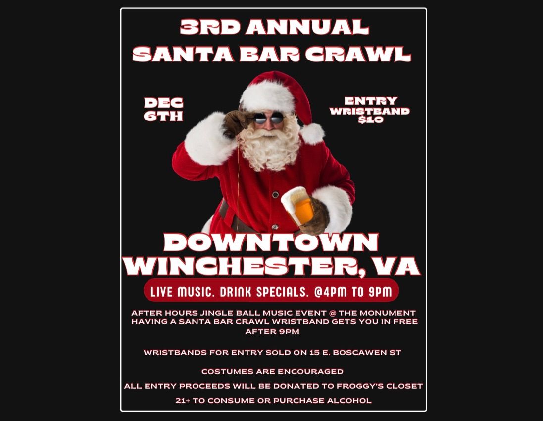 3rd Annual Santa Bar Crawl