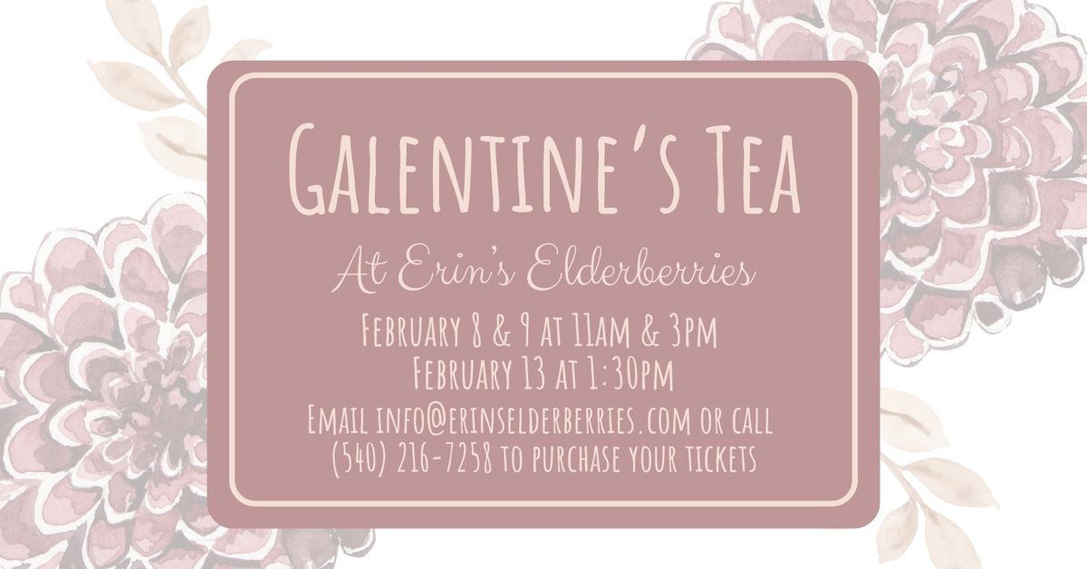 Galentine's Tea at Erin's Elderberries