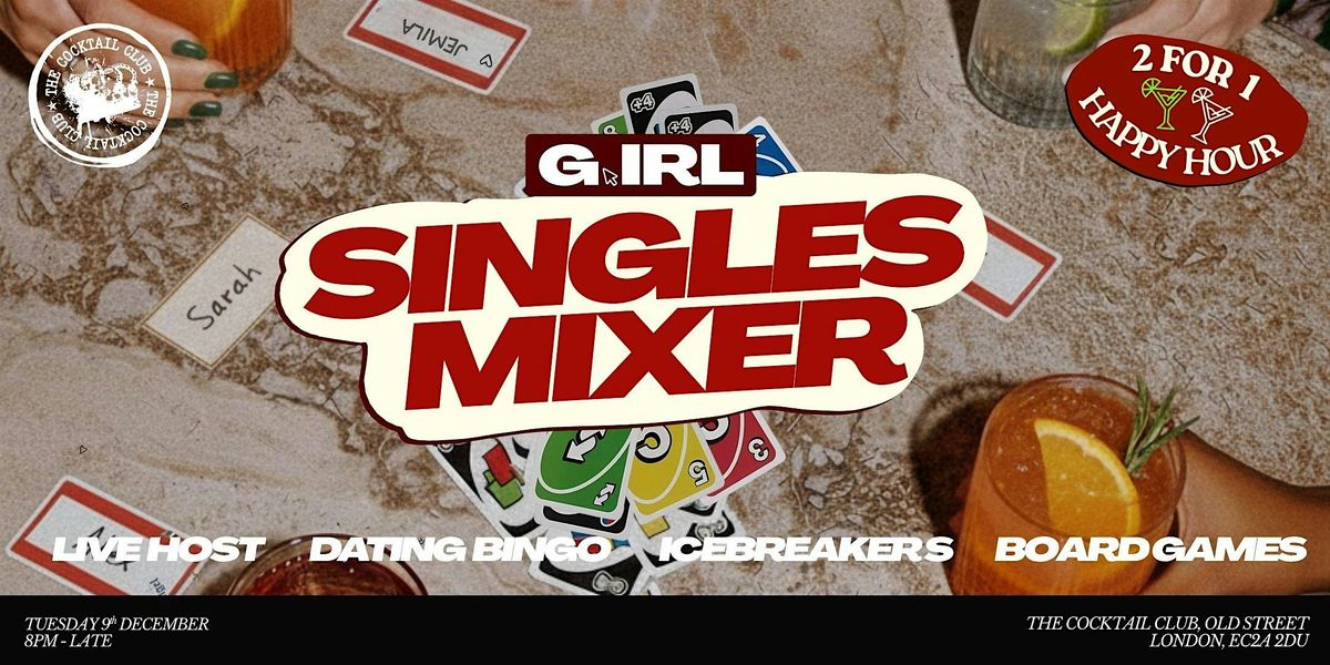 WLW Singles Mixer | G.IRL Lesbian Dating Hosted Games Night LGBTQ+