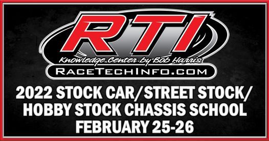 2022 RTI Stock\/Hobby\/Street Stock Car Chassis School