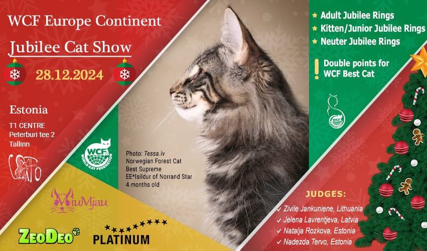 WCF Jubilee Cat Show Tallinn