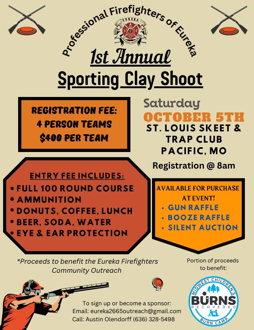 1st Annual Eureka Firefighters Community Outreach Sporting Clay Shoot