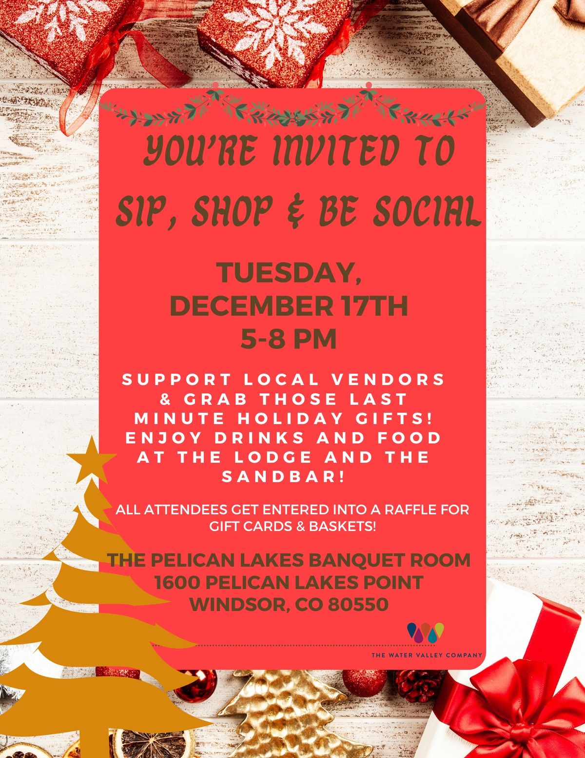 Annual Sip,Shop,and Be Social