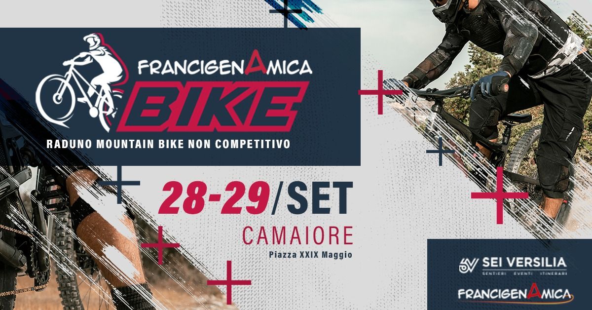 1\u00b0 FrancigenAmica Bike: test bike e raduno MTB non competitivo a Camaiore