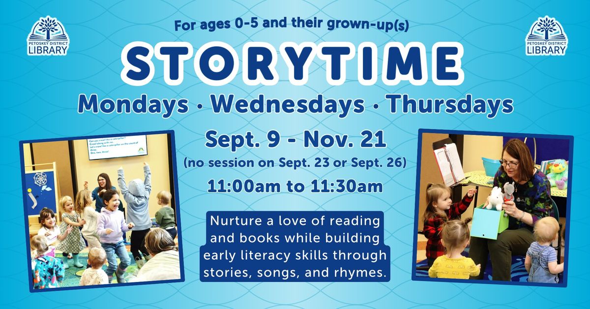 Storytime at Petoskey District Library