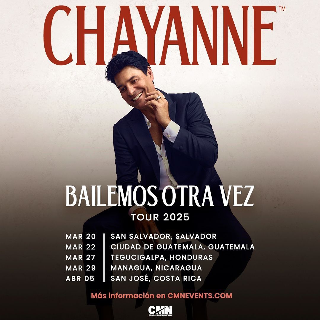 Chayanne en Costa Rica 2025 | Evento Oficial