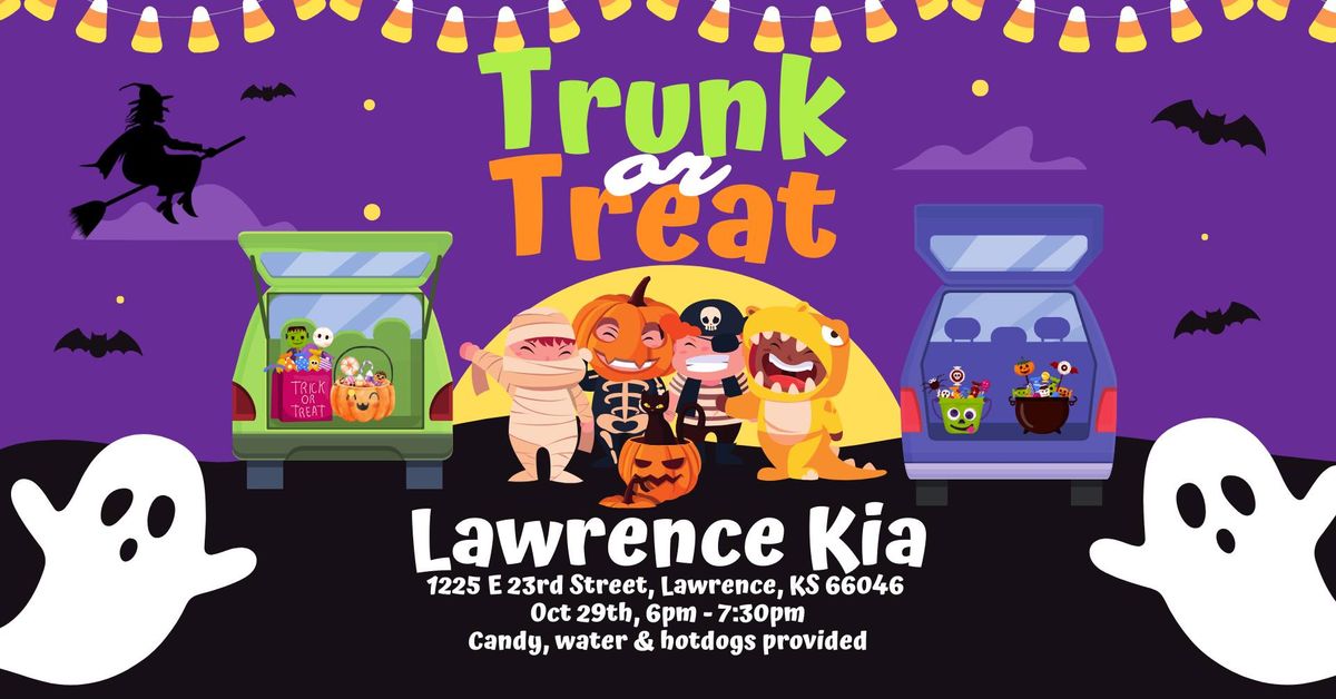 Lawrence Kia's Trunk Or Treat