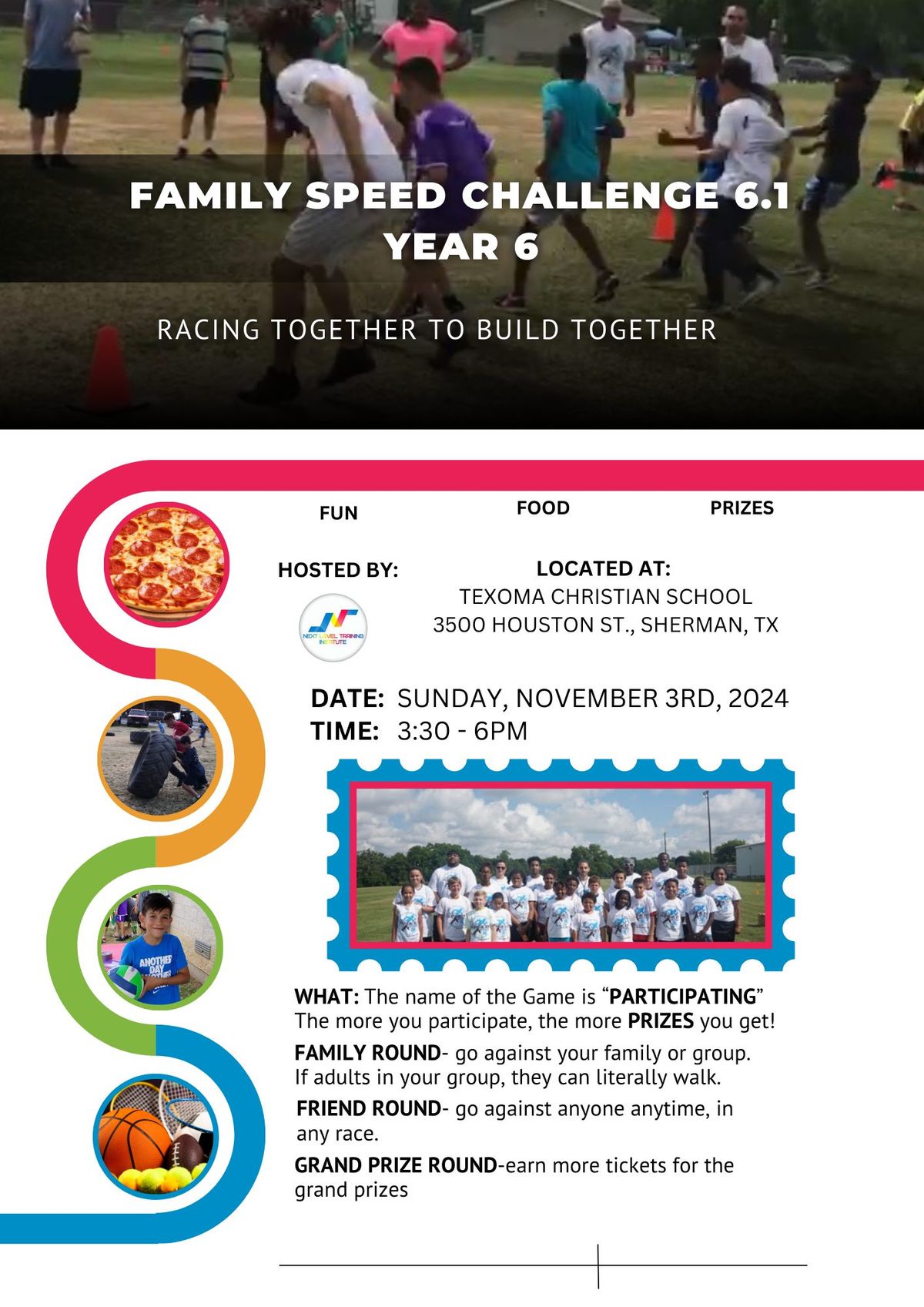 6th Annual Family Speed Challenge Event