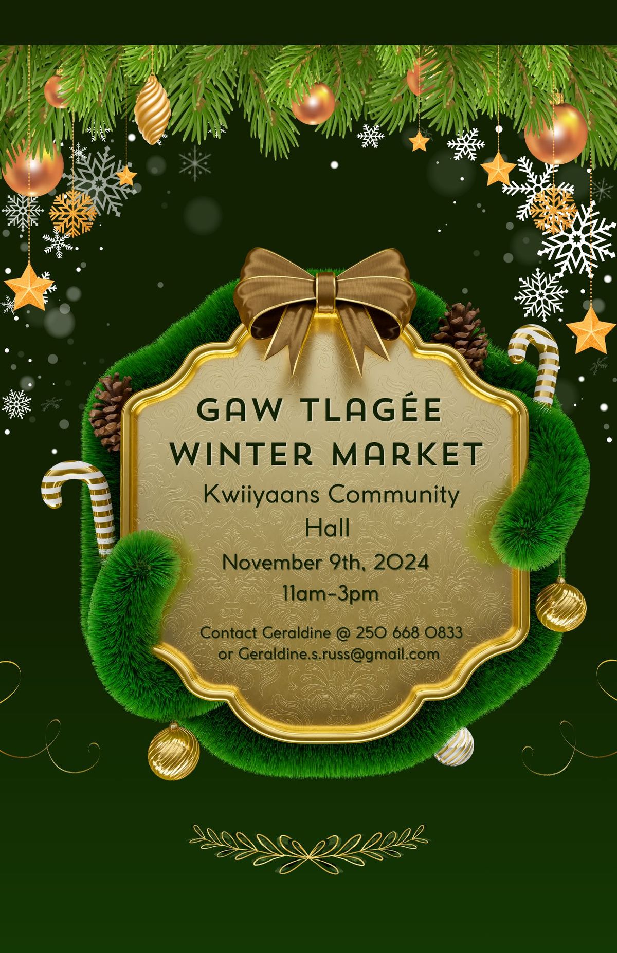 Gaw Tlag\u00e9e Winter Market 