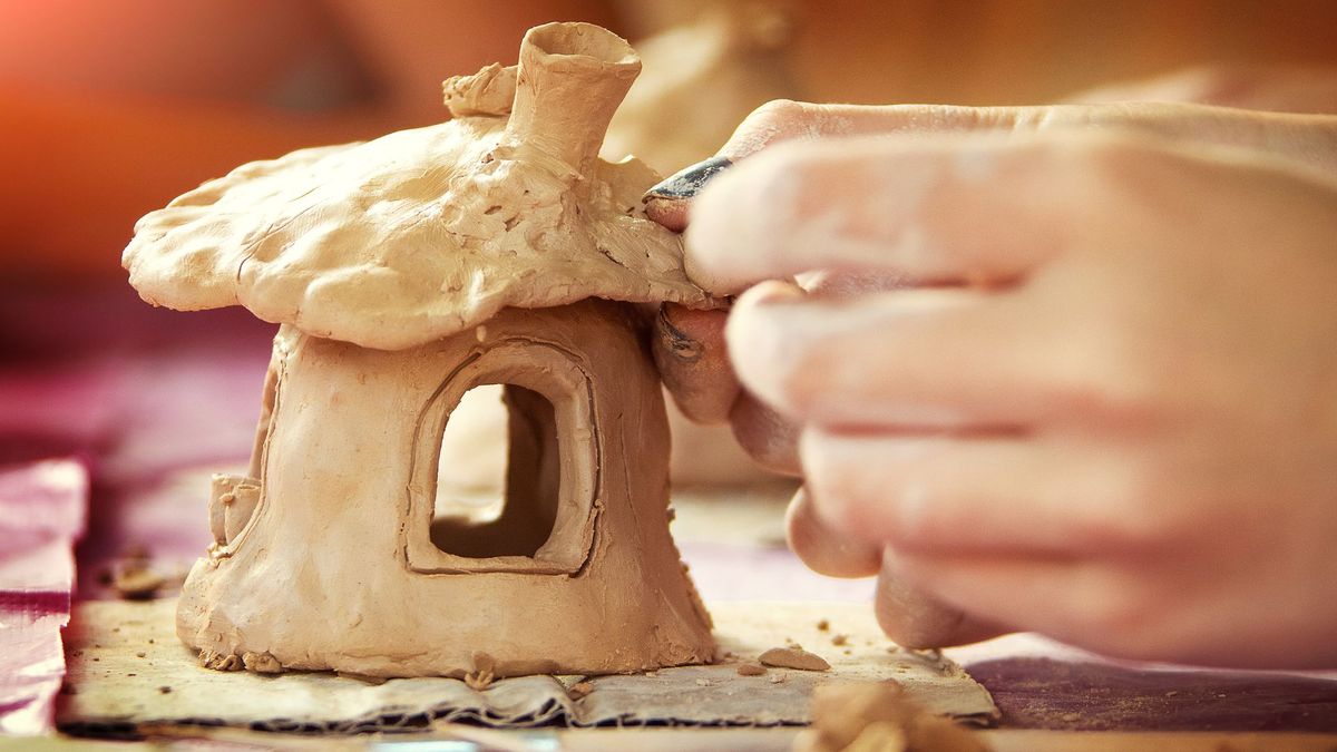 Make a Candle House from Clay (Adult-Child Workshop)